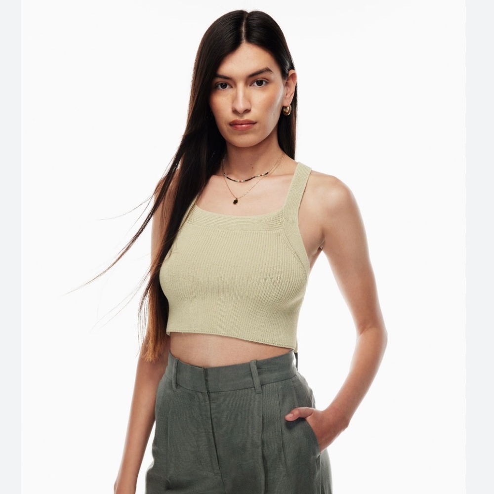 Aritzia Wilfred Cayenne Top